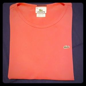 Women’s Lacoste classy coral short sleeved shirt
